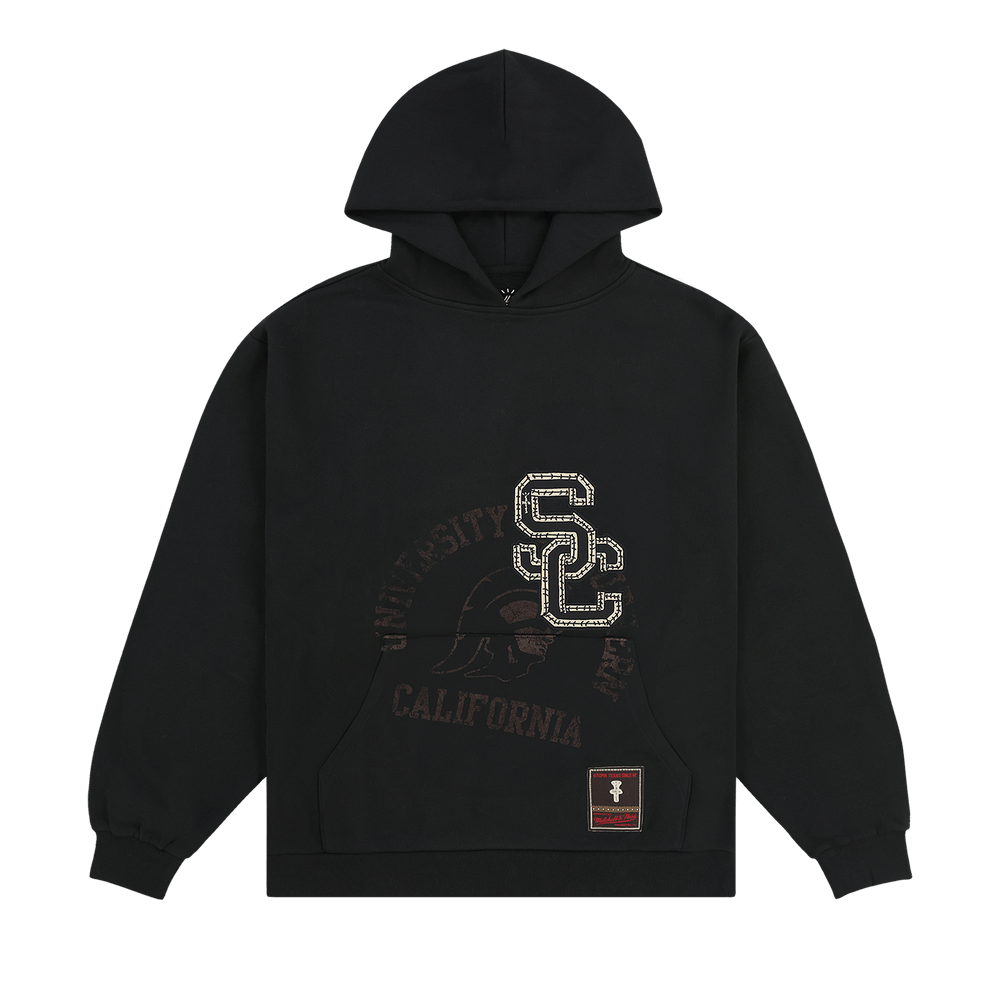 Cactus Jack by Travis Scott x Mitchell & Ness University Of Southern California Hoodie Black