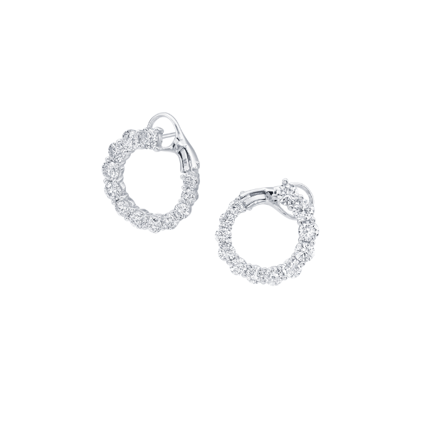 Moyer Collection 14K White Gold 2.86ctw Diamond Wrap Earrings - 155196