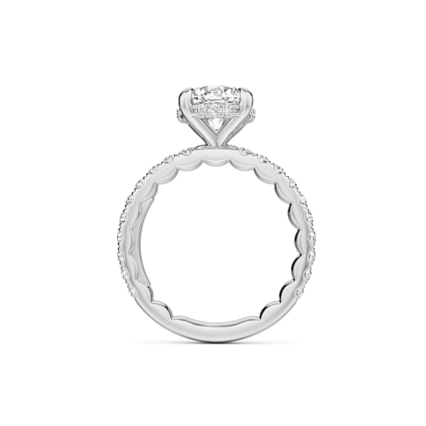 Noam Carver 14K White Gold Diamond Engagement Ring - LU002-01WS22-A
