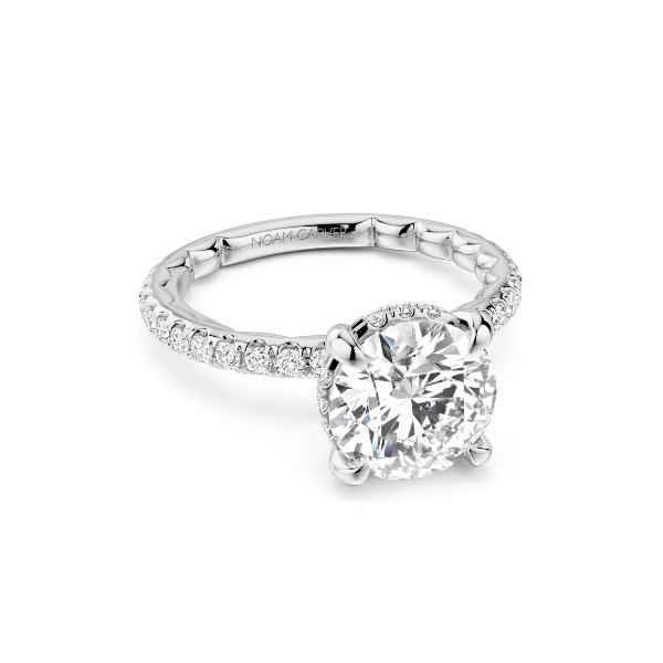 Noam Carver 14K White Gold Diamond Engagement Ring - LU002-01WS18-A