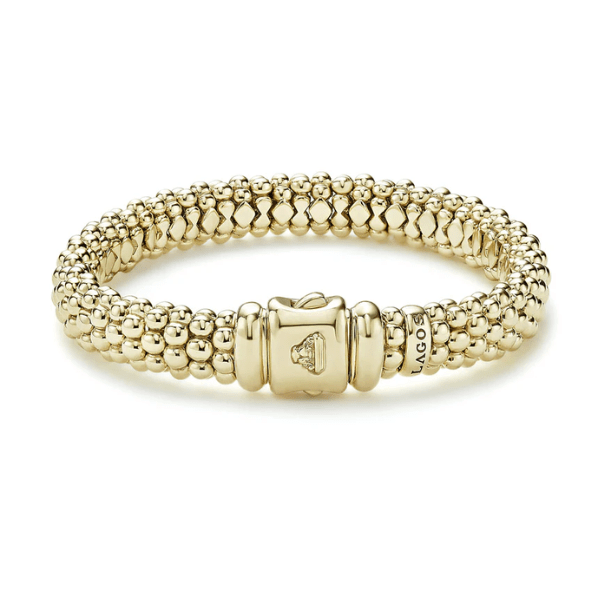 Lagos 18K Gold Caviar Bracelet - 05-10214-7
