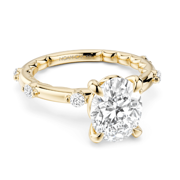 Noam Carver 14K Yellow Gold Pear Diamond Engagement Ring - LU017-02YM18-A