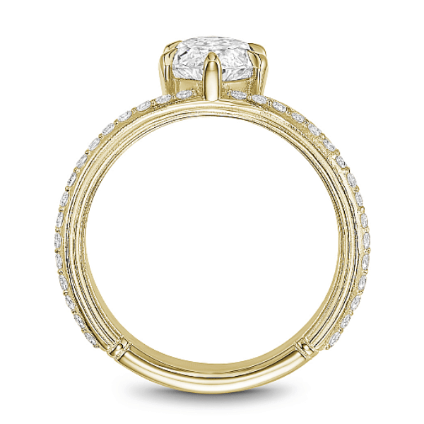 Noam Carver 14K Yellow Gold Marquise Diamond Engagement Ring - B453-01YM-FCYA