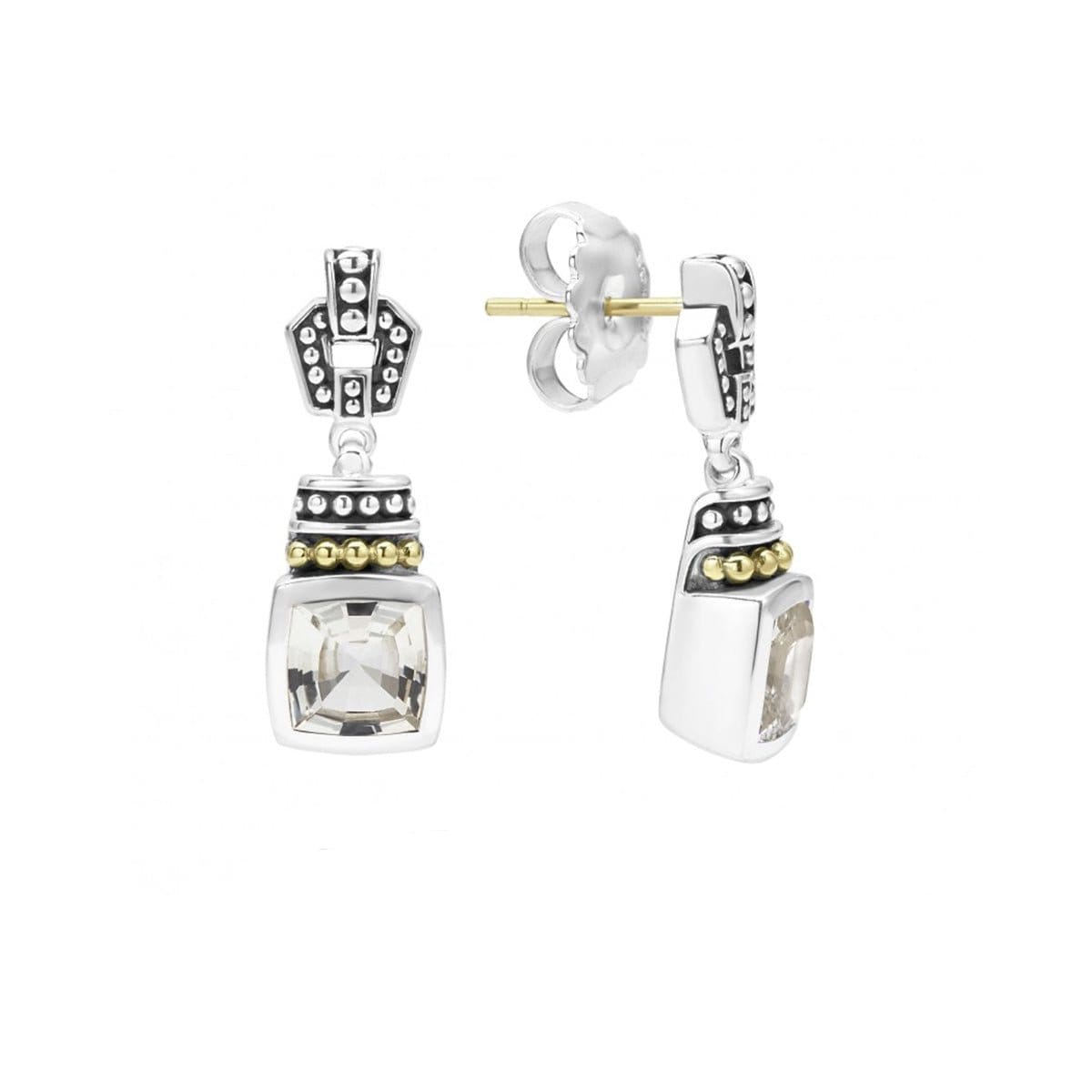 Lagos Caviar Color Gemstone Drop Earrings- 01-81514-F