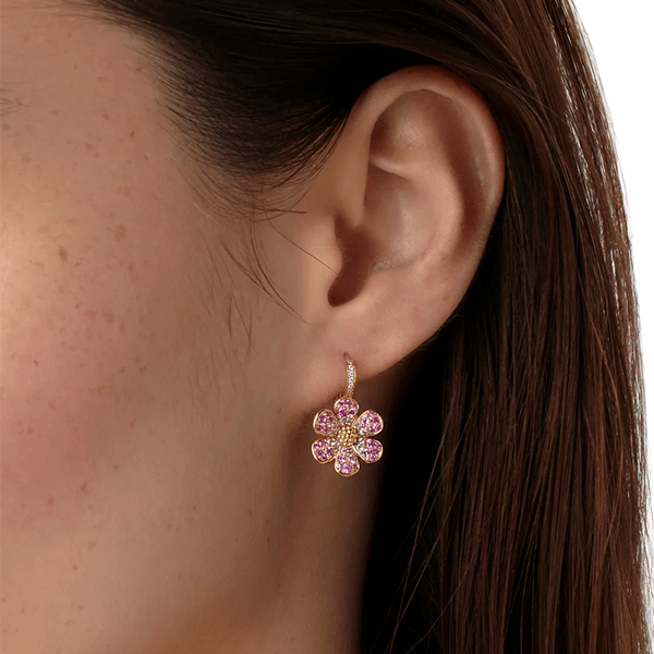 Temple St. Clair 18k Flower Power Earrings - E36882-MXFLWR