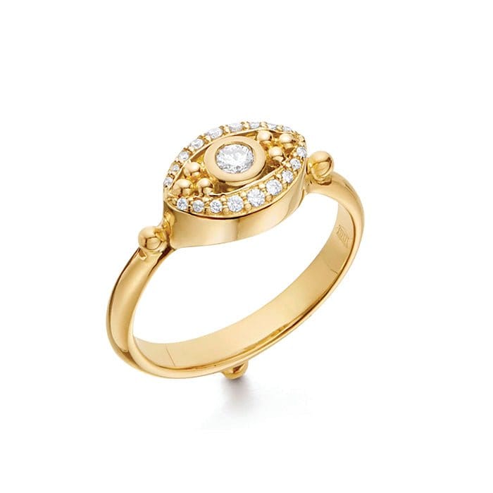 Temple St. Clair 18K Evil Eye Ring - R31848-PVEYE