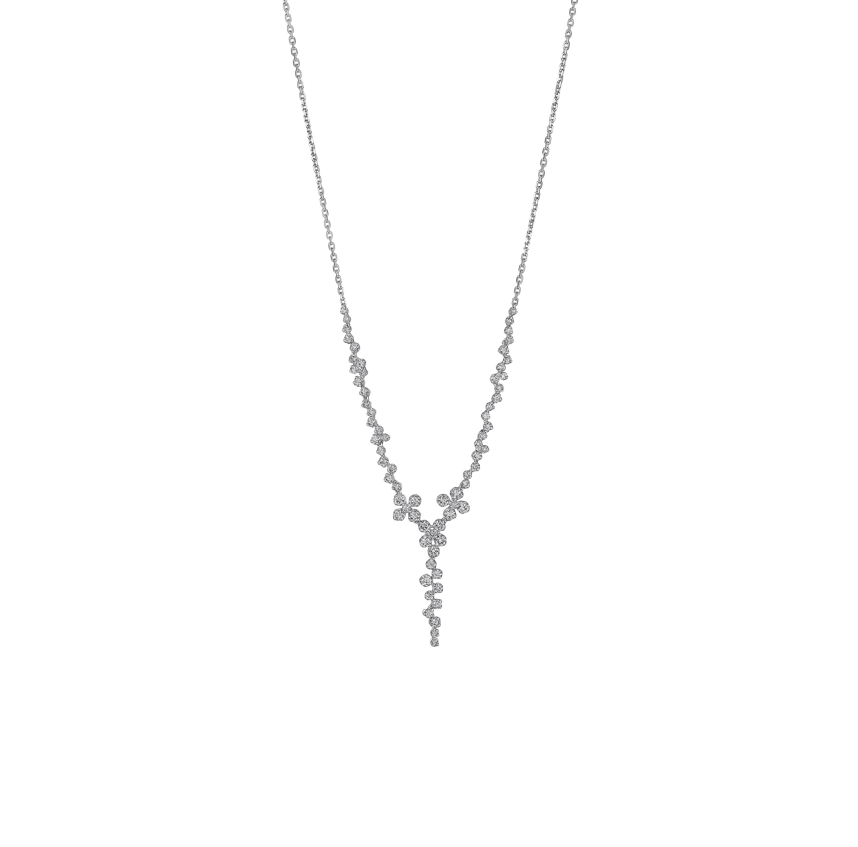 Sabel Collection White Gold Diamond Fashion Necklace