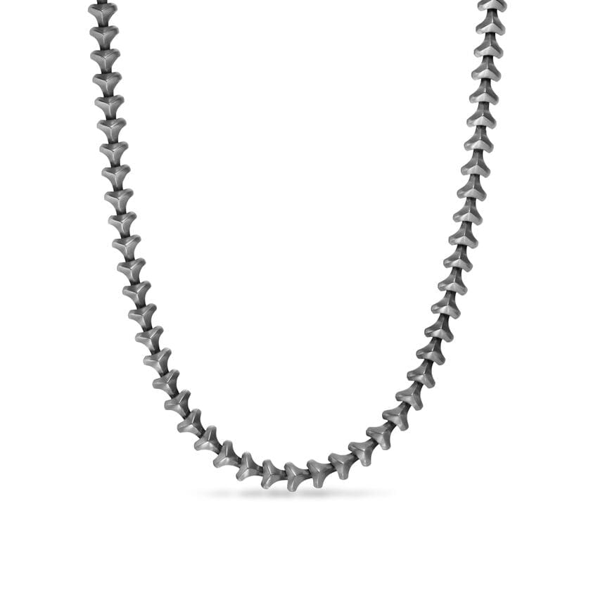 David Yurman Armory Necklace in Anthracite Titanium, 9.5mm, 22"