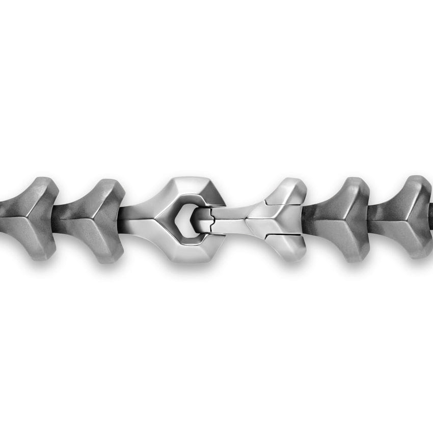 David Yurman Armory Necklace in Anthracite Titanium, 9.5mm, 22"