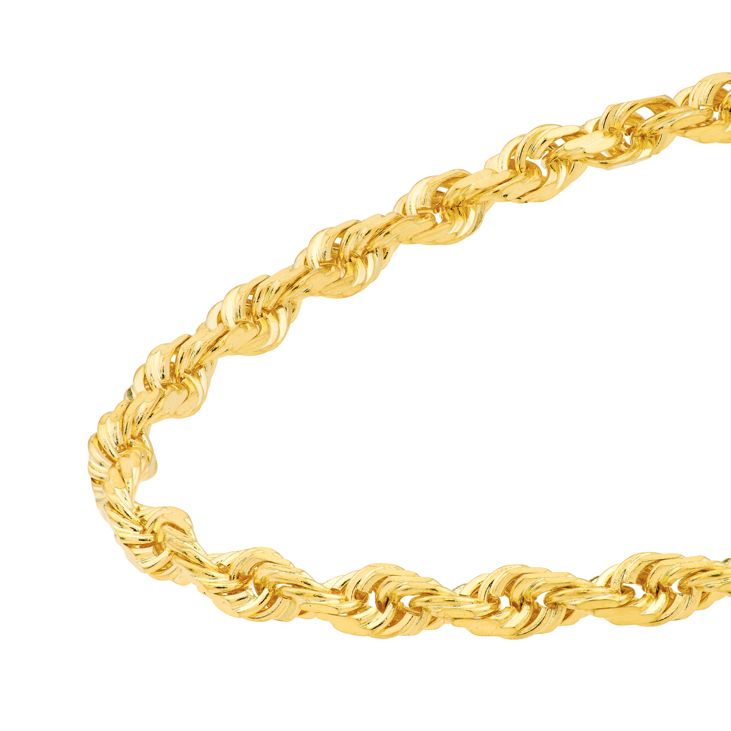 Sabel Collection Yellow Gold Rope Chain Bracelet