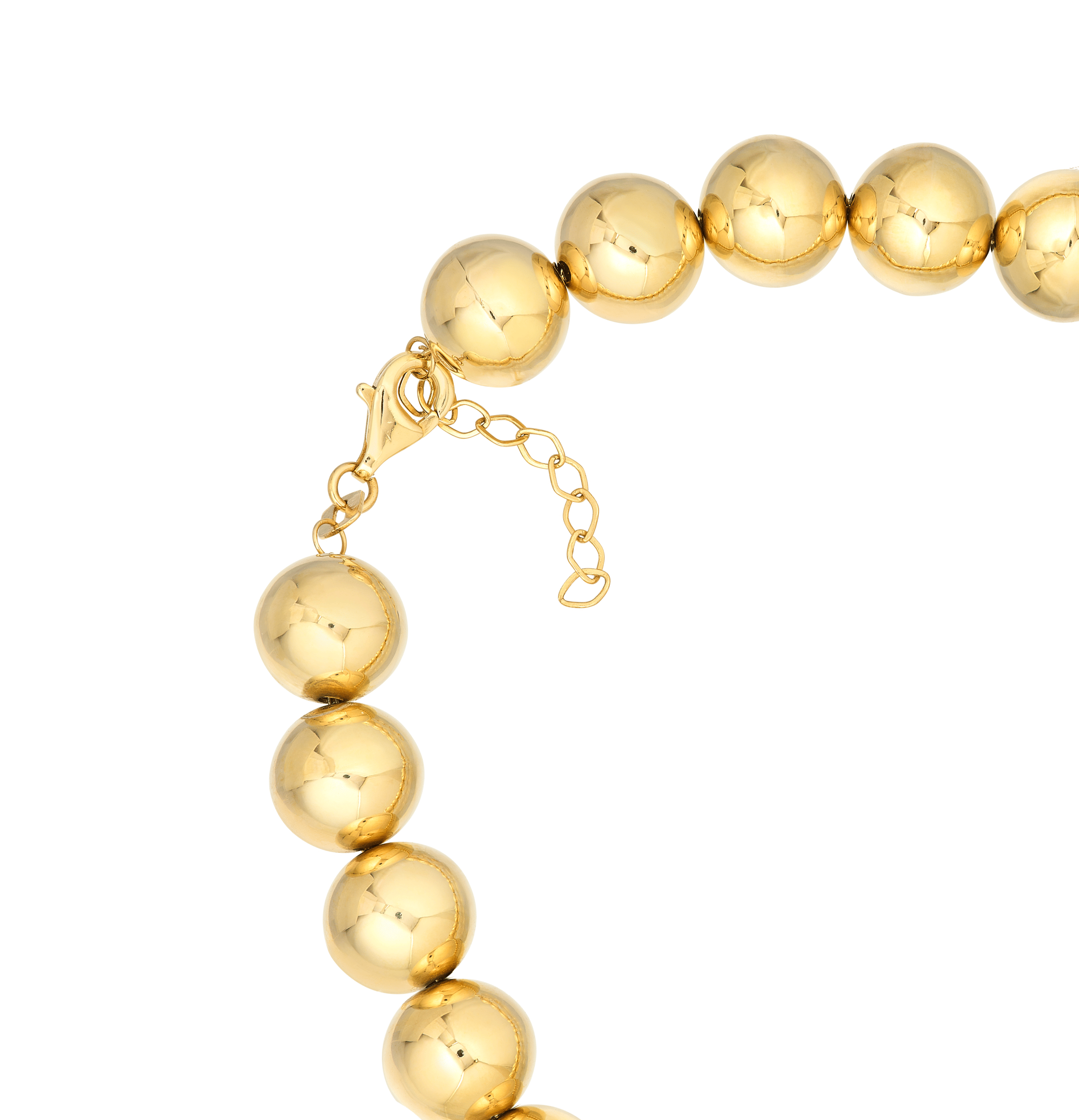 Sabel Collection Yellow Gold Bead Bracelet, 10mm