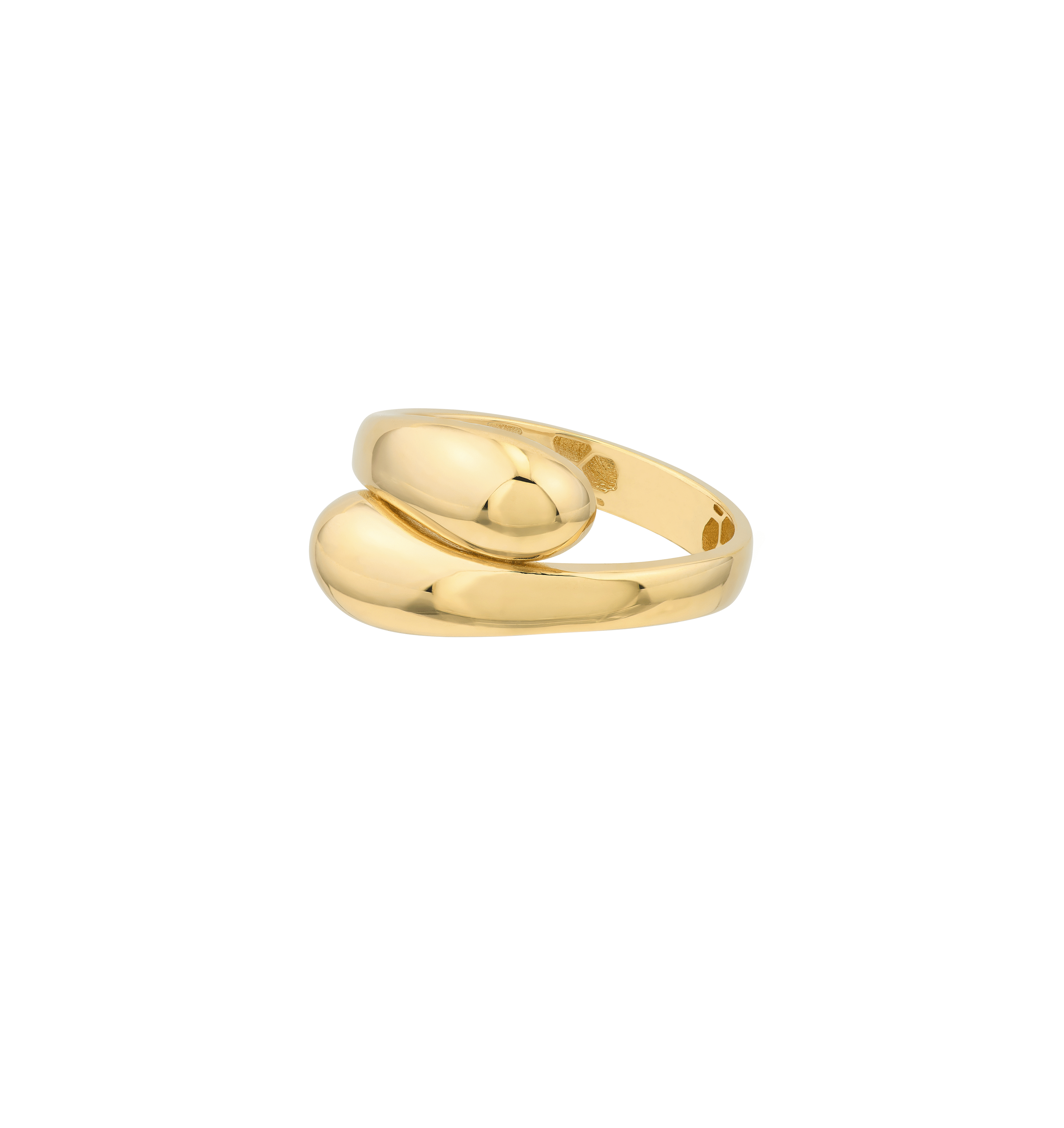 Sabel Collection Yellow Gold Bypass Ring