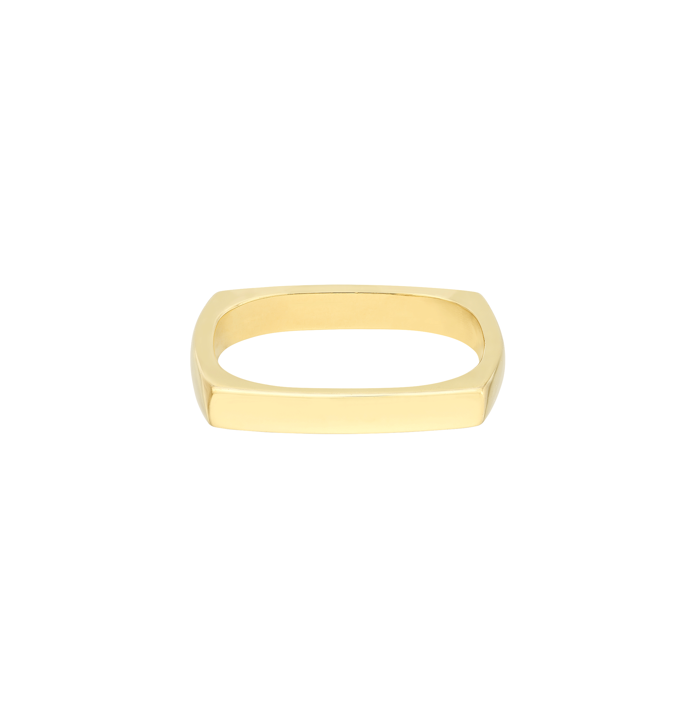 Sabel Collection Yellow Gold Squircle Ring