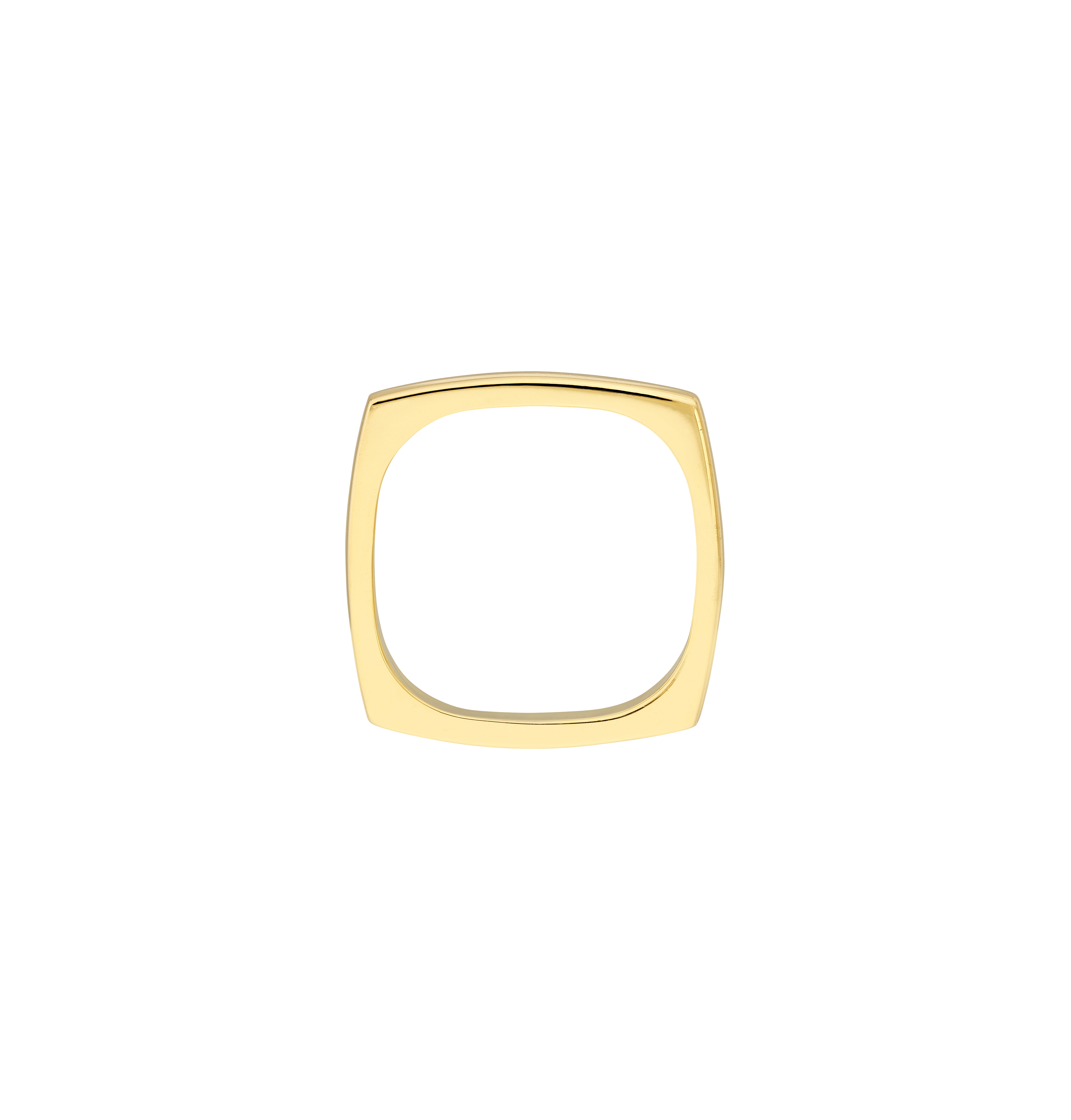 Sabel Collection Yellow Gold Squircle Ring
