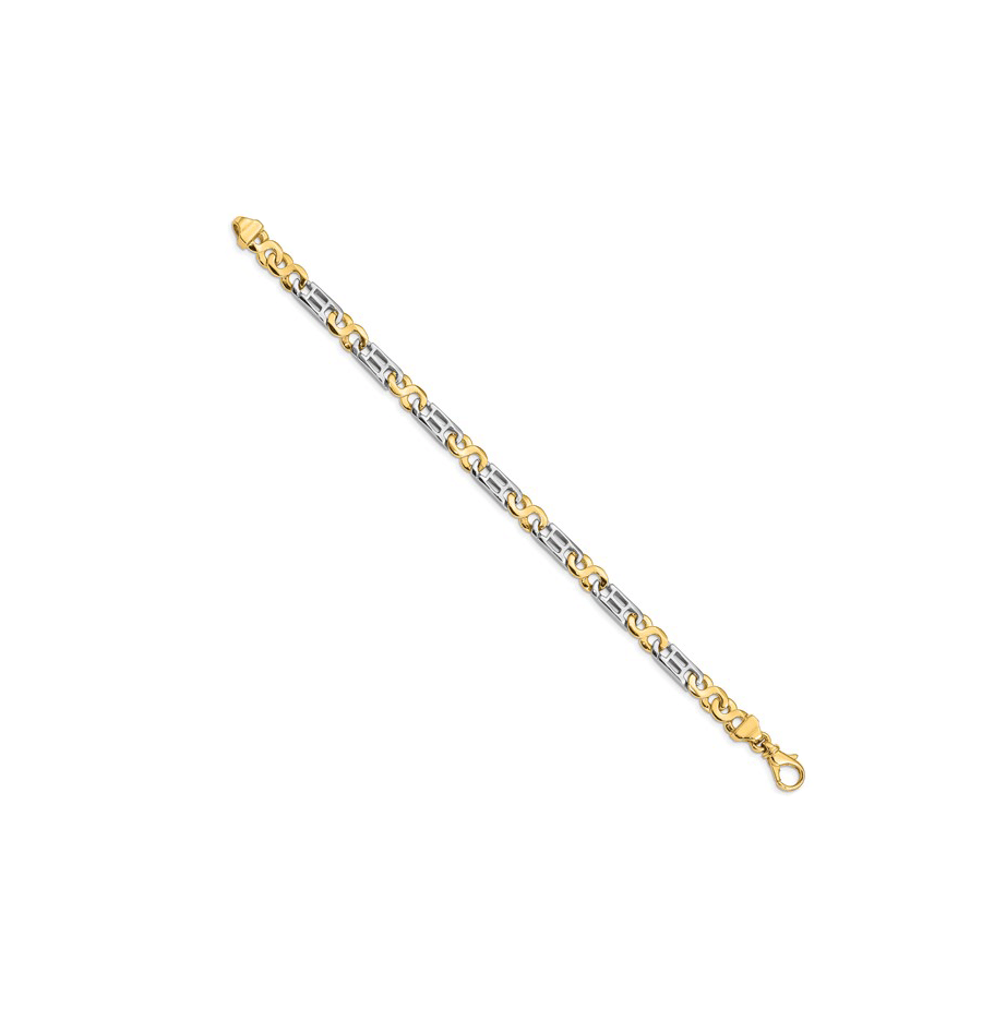 Sabel Collection Mixed Metals Fancy Link Bracelet
