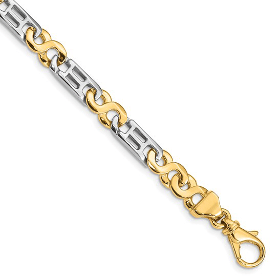 Sabel Collection Mixed Metals Fancy Link Bracelet