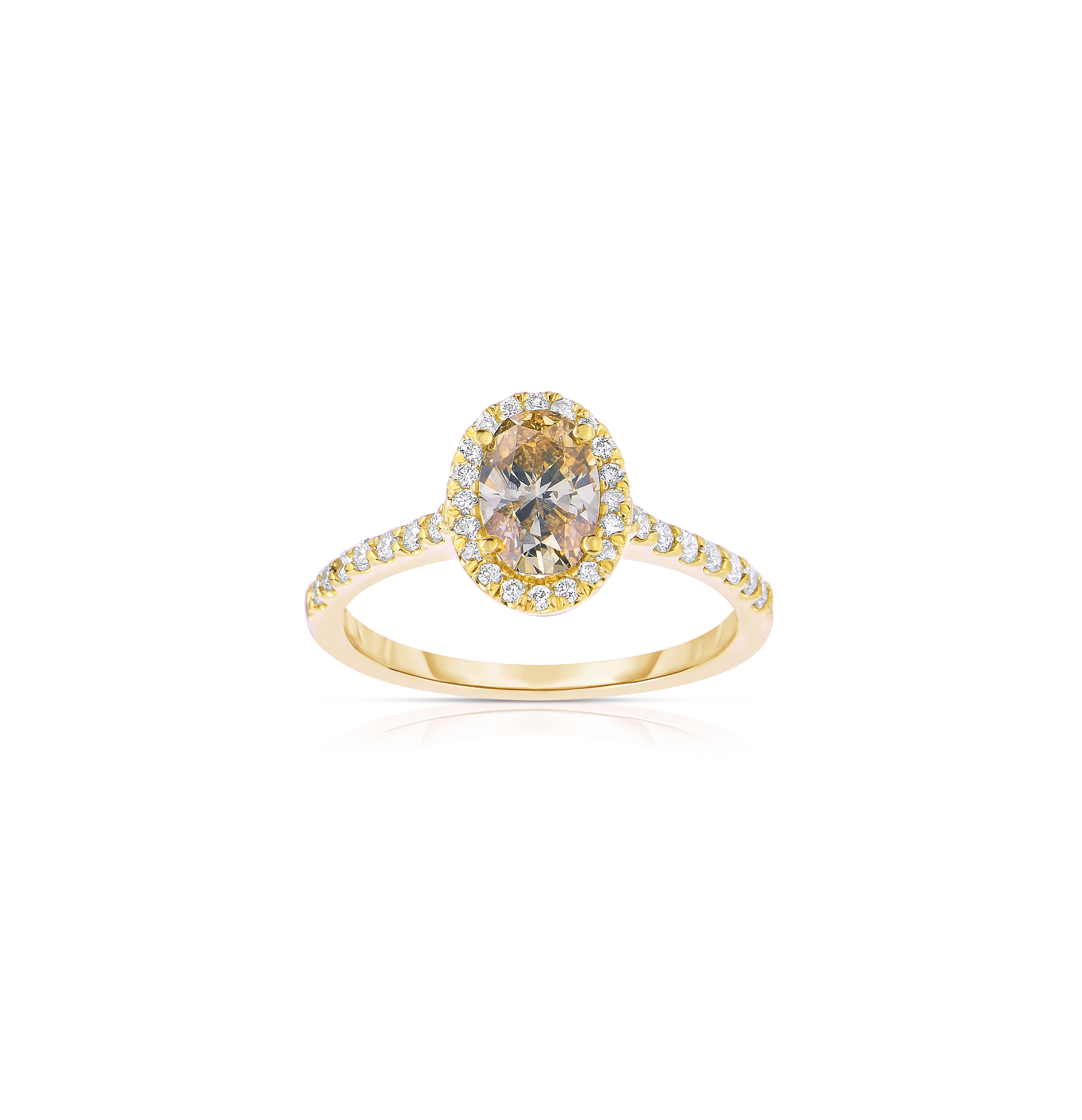 Sabel Collection Yellow Gold Fancy Diamond Fashion Ring