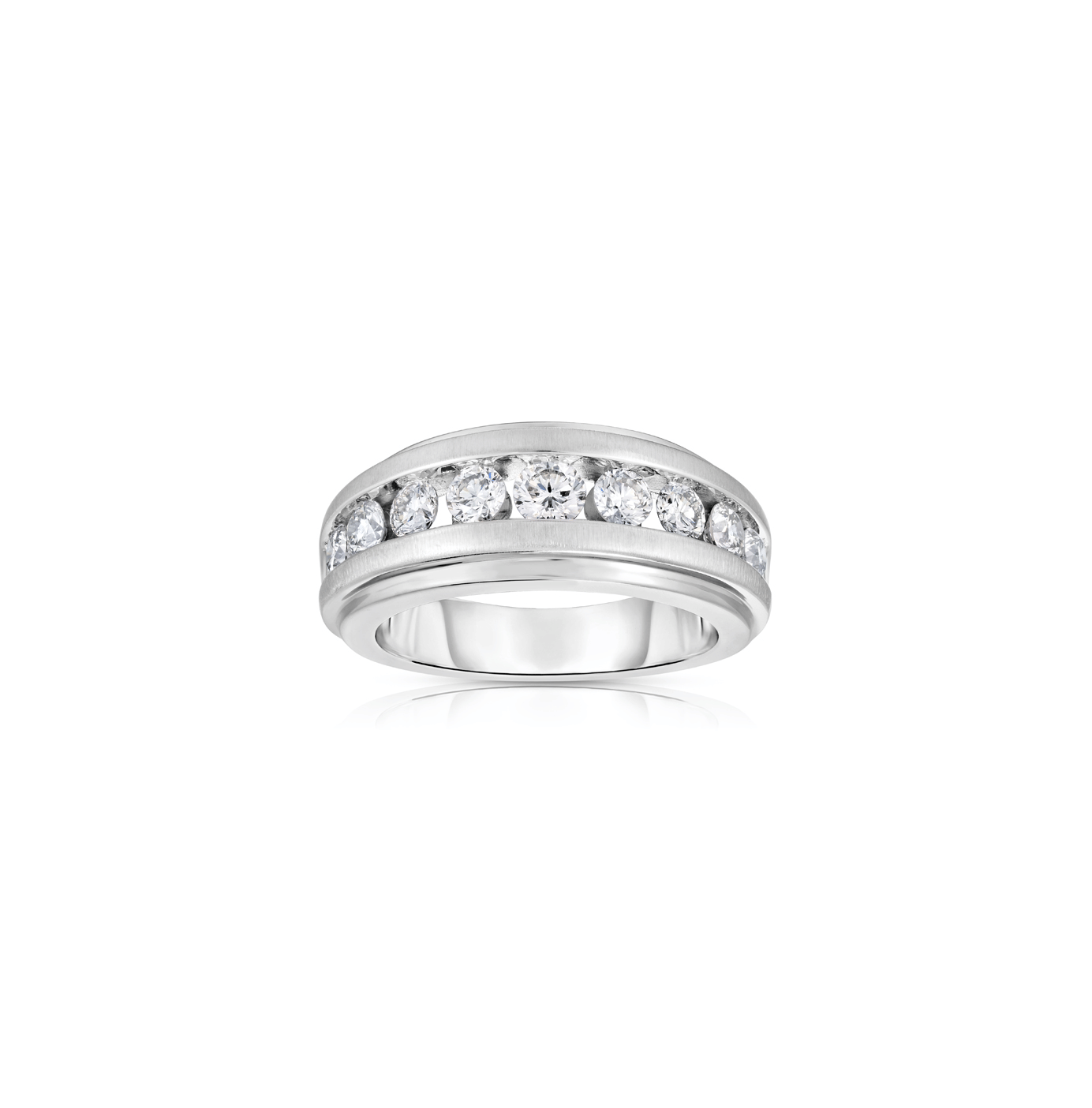 Sabel Collection White Gold Diamond Men's Ring
