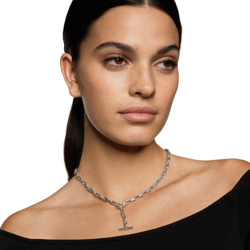 David Yurman DY Madison Toggle Chain Necklace in Sterling Silver, 18"