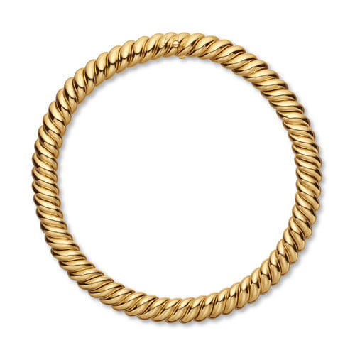 David Yurman Sculpted Cable Necklace in 18K Yellow Gold, 14mm, 17"