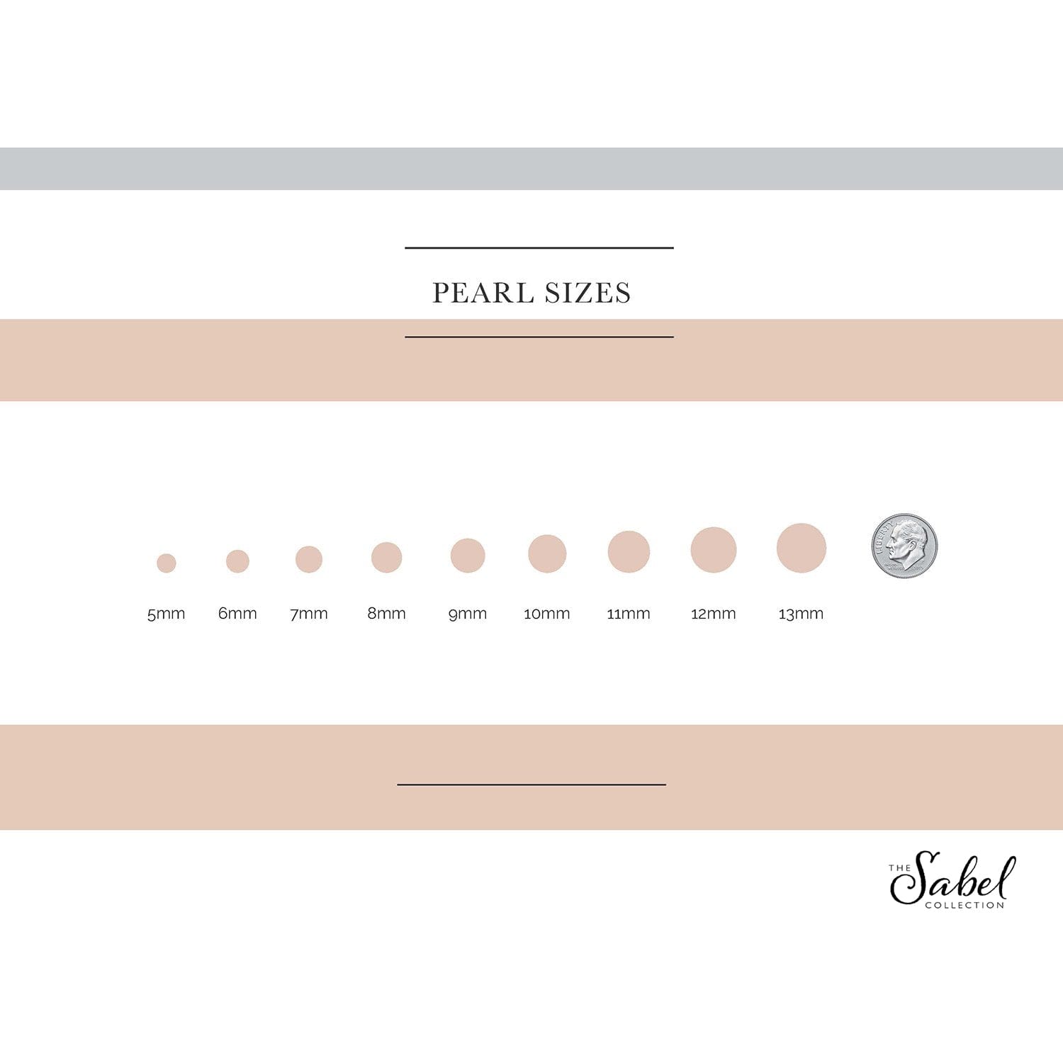 Sabel Collection White Gold Sliding Pearl Necklace