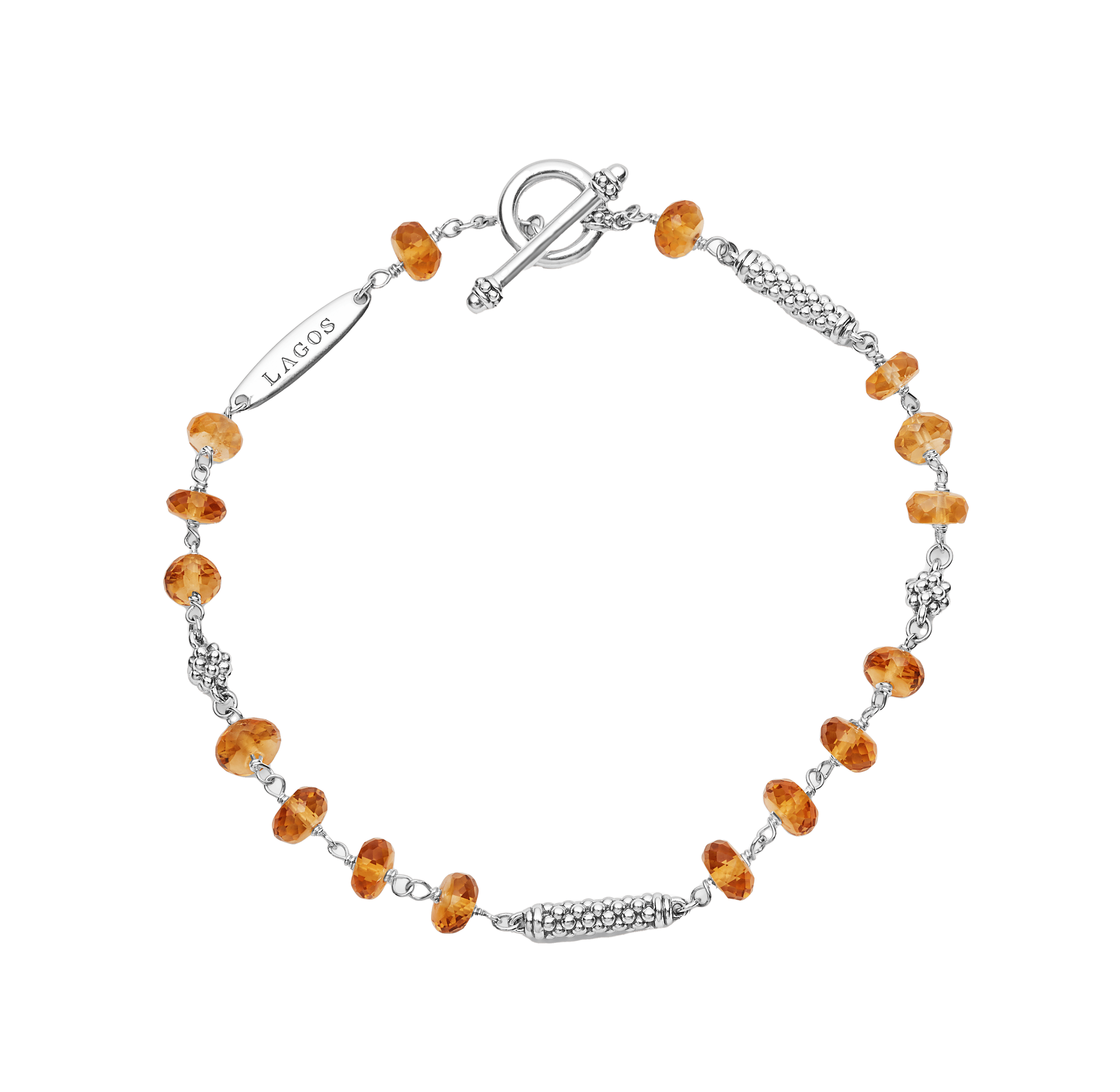LAGOS Caviar Icon Citrine Beaded Bracelet