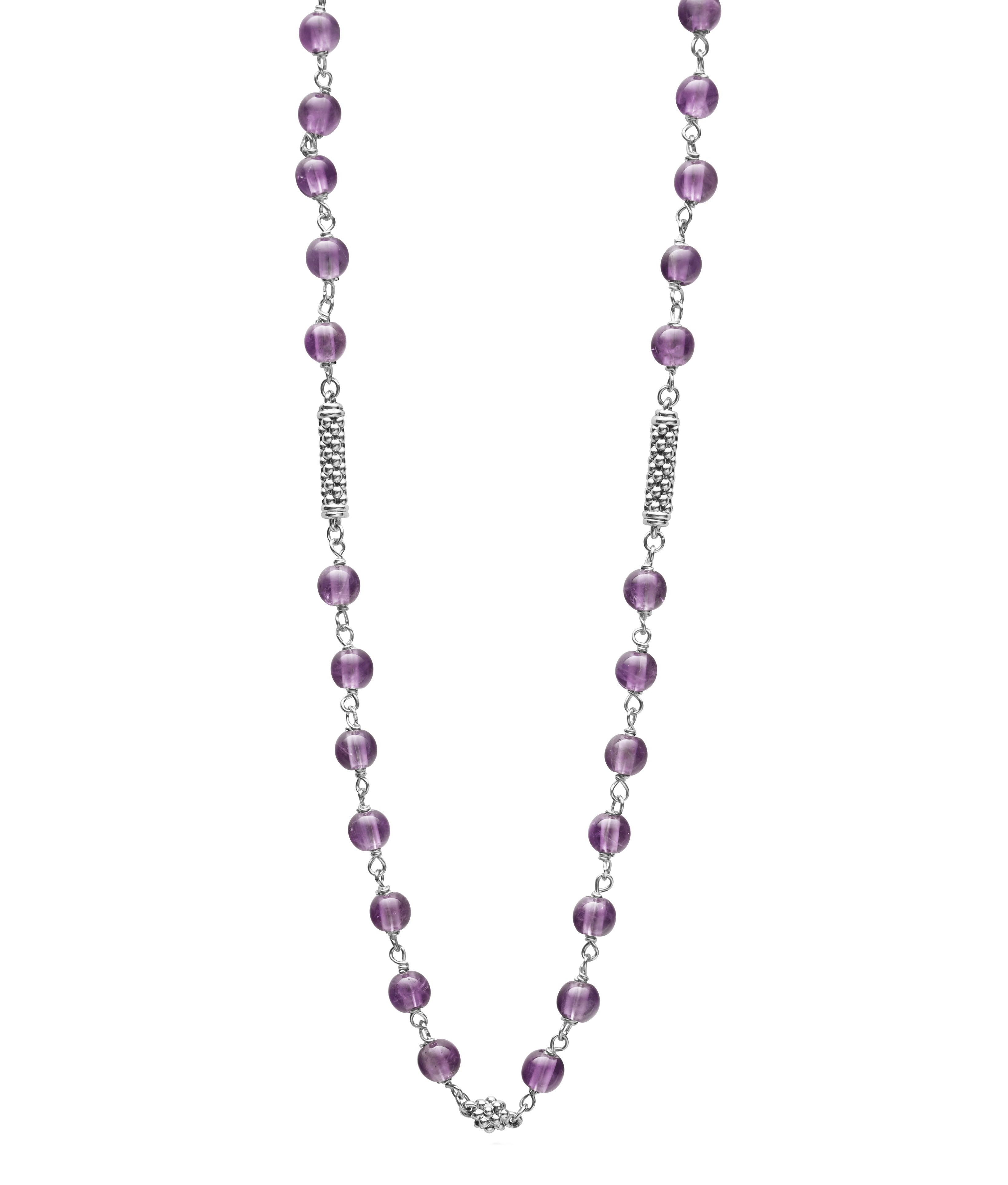 LAGOS Caviar Icon Amethyst Beaded Necklace