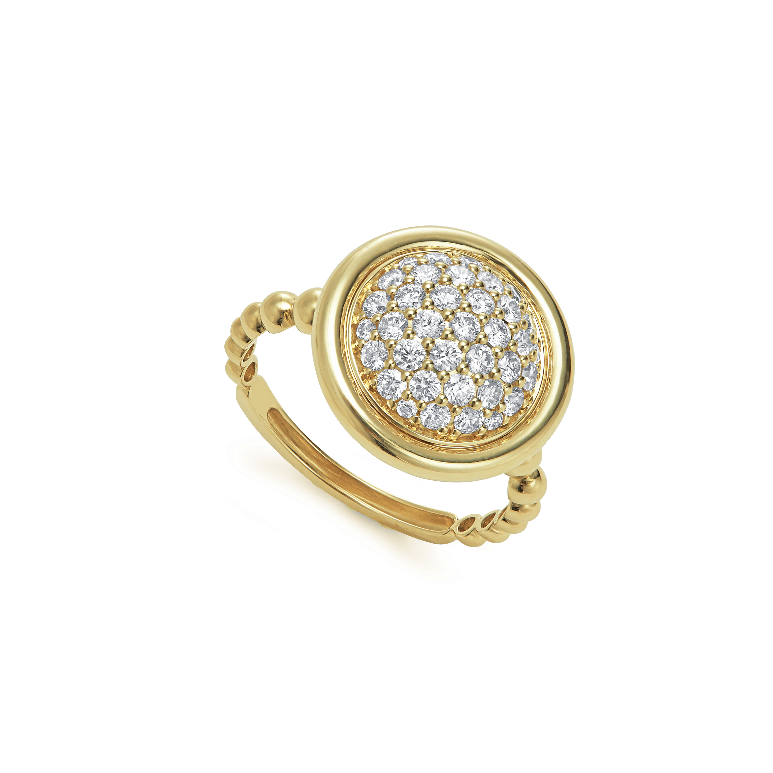 LAGOS Meridian 18K Gold Circle Diamond Ring