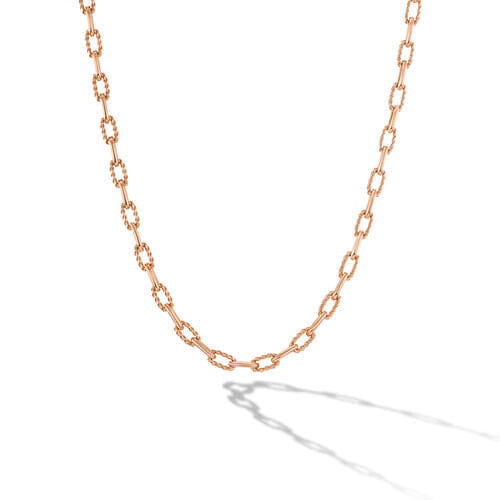 David Yurman DY Madison Chain Necklace in 18K Rose Gold, 36"