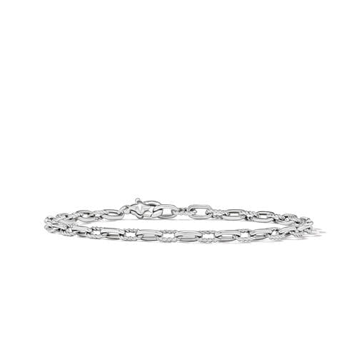 David Yurman DY Madison Chain Bracelet in Sterling Silver, Size Medium