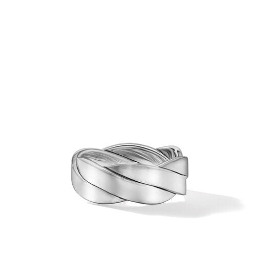 David Yurman DY Helios Band Ring in Sterling Silver, Size 10