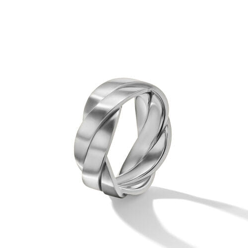 David Yurman DY Helios Band Ring in Sterling Silver, Size 10