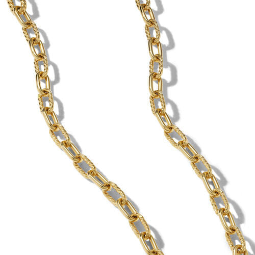 David Yurman DY Madison Chain Necklace in 18K Yellow Gold