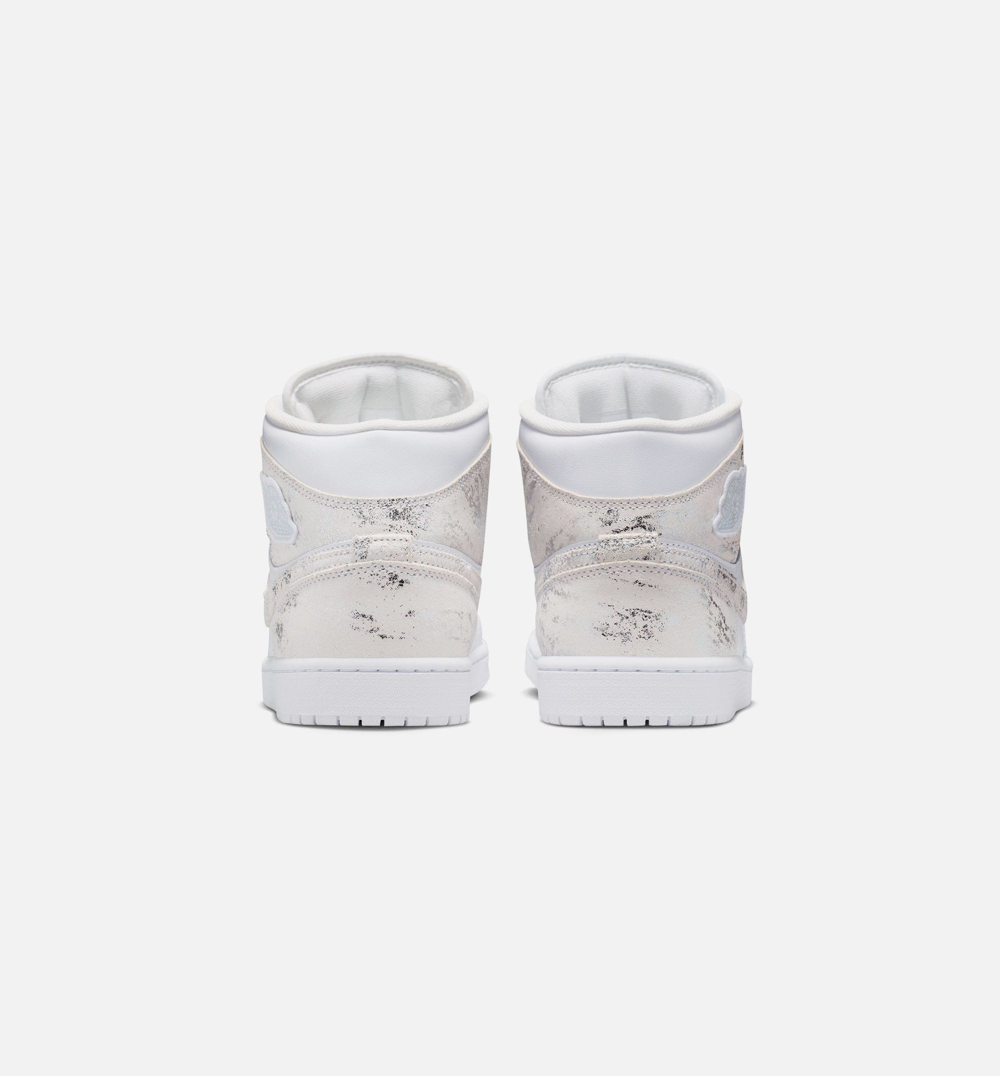 Air Jordan 1 Mid SE Mens Lifestyle Shoe - White/White/White/Field Silver