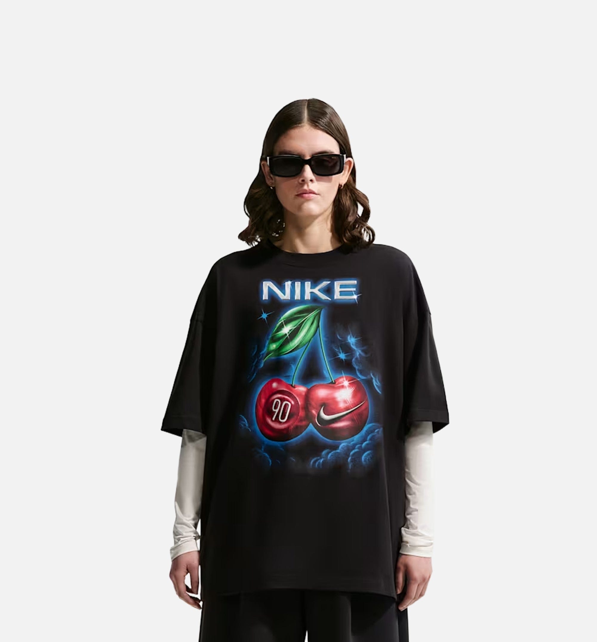 Nike Sportswear Classic Oversized Womens Short Sleeve Shirt - Black