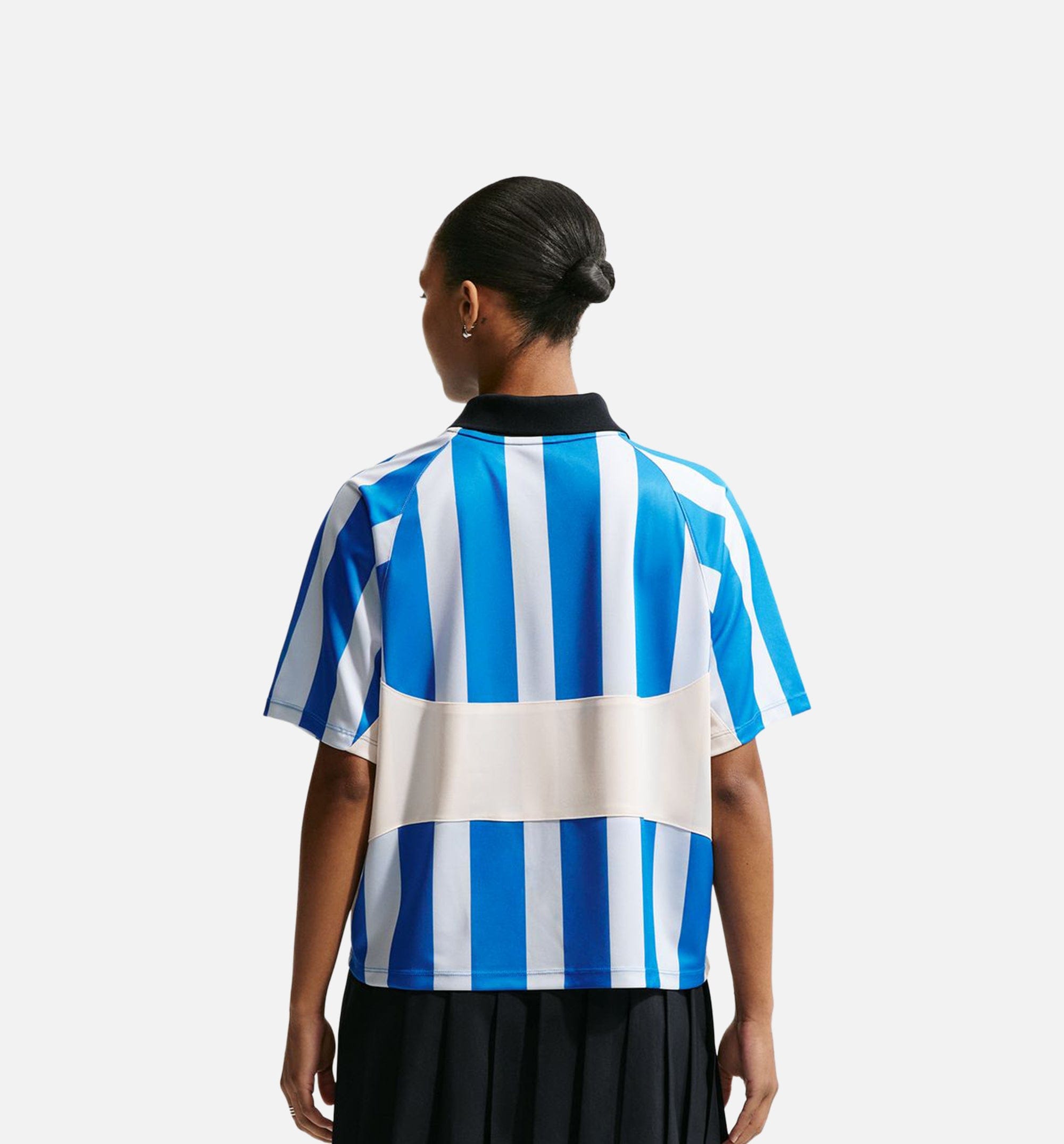 Nike Sportswear Oversized Womens Jersey - Light Photo Blue/Chalk/Black