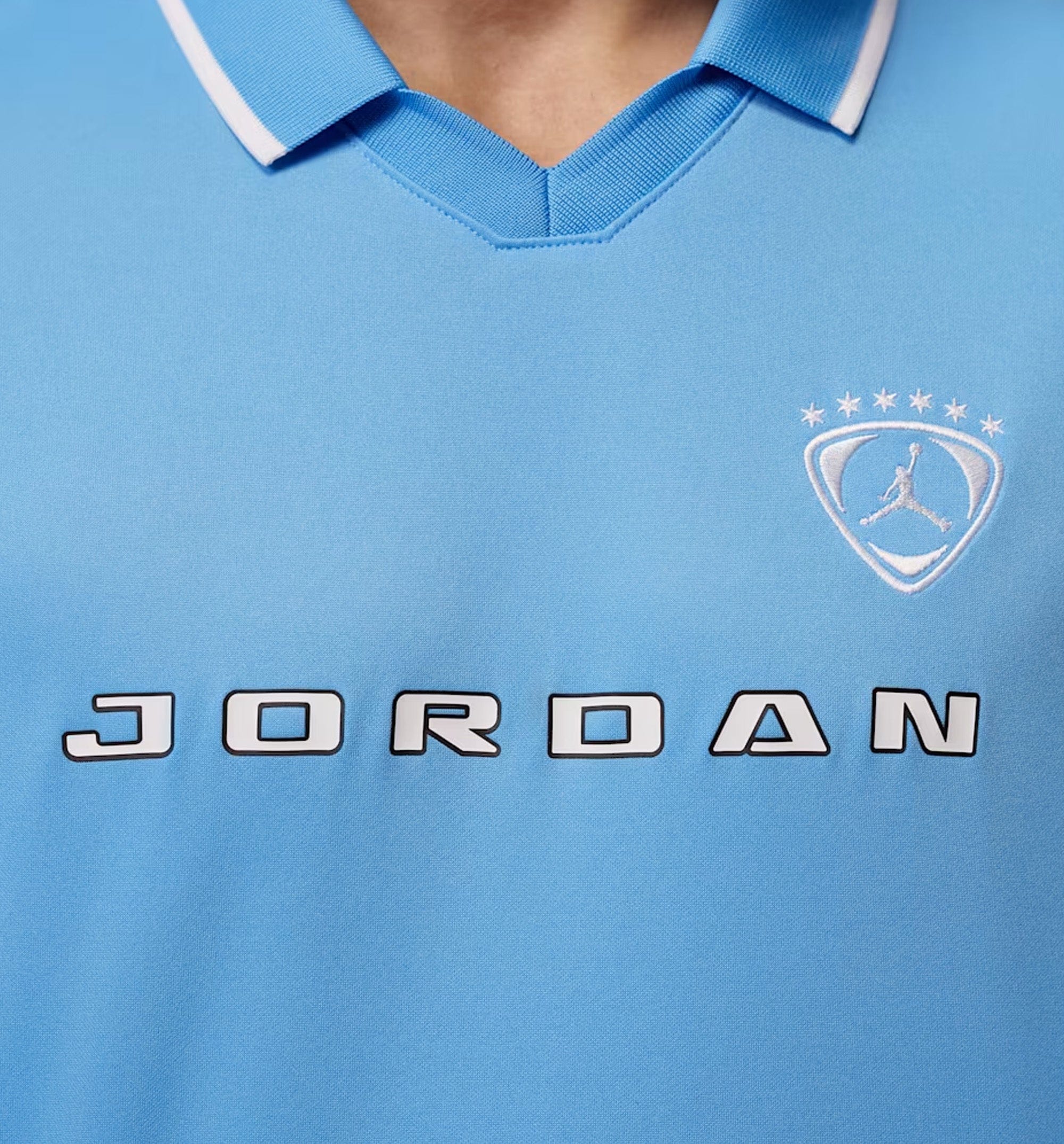 Air Jordan Brooklyn Soccer Mens Short Sleeve Shirt - University Blue
