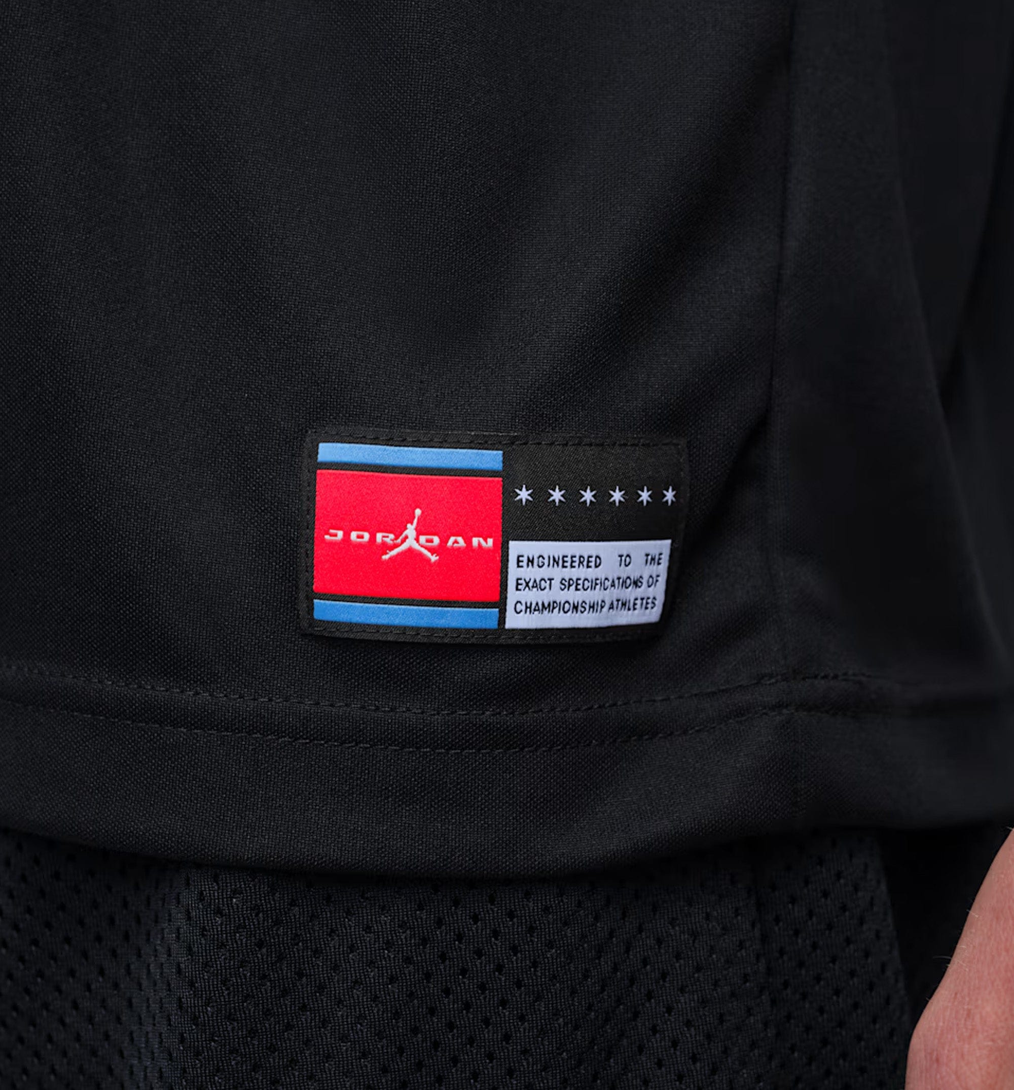 Air Jordan Brooklyn Soccer Mens Short Sleeve Shirt - Black