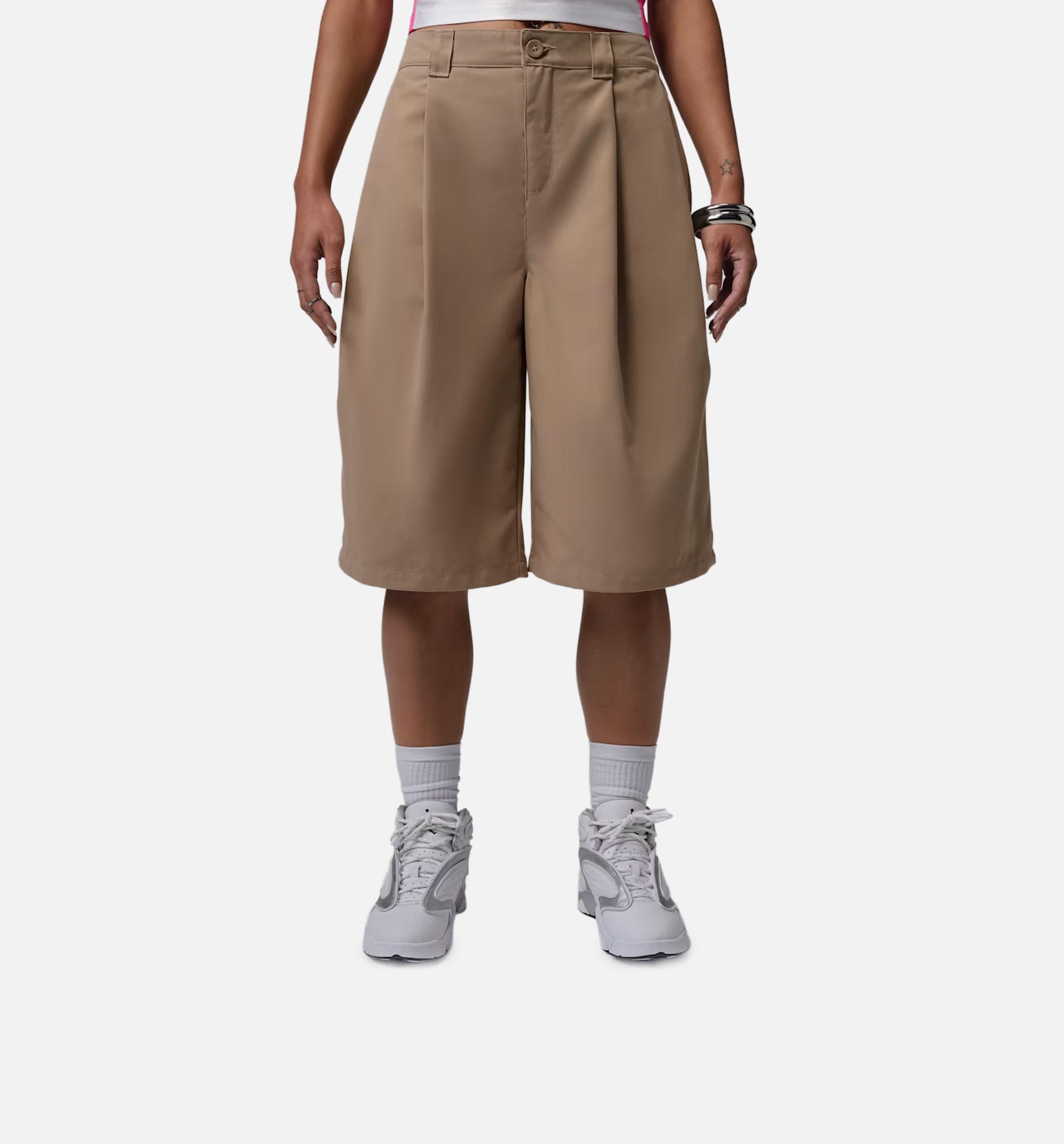 Air Jordan Flight Big Chino Womens Shorts - Khaki