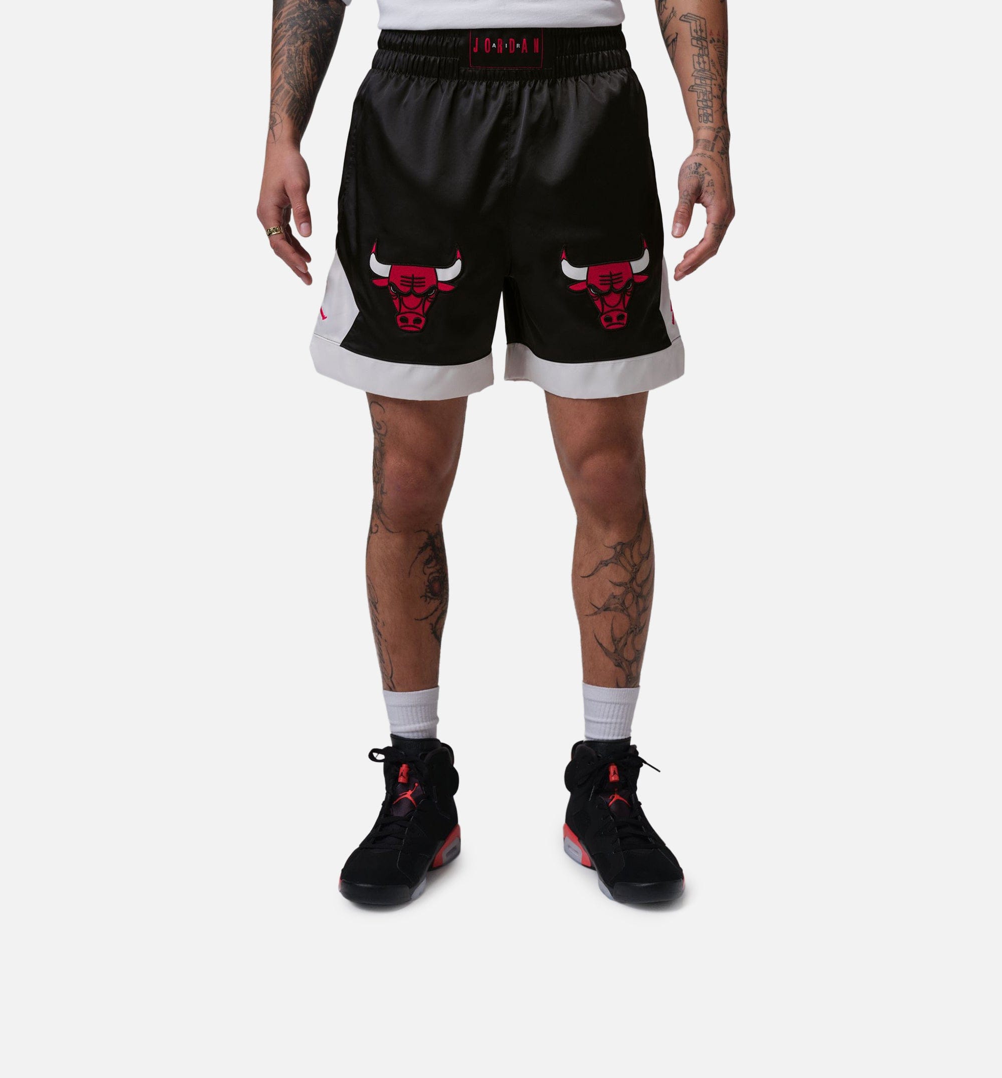 Air Jordan Flight Muay Thai Mens Shorts - Black/Sail/University Red