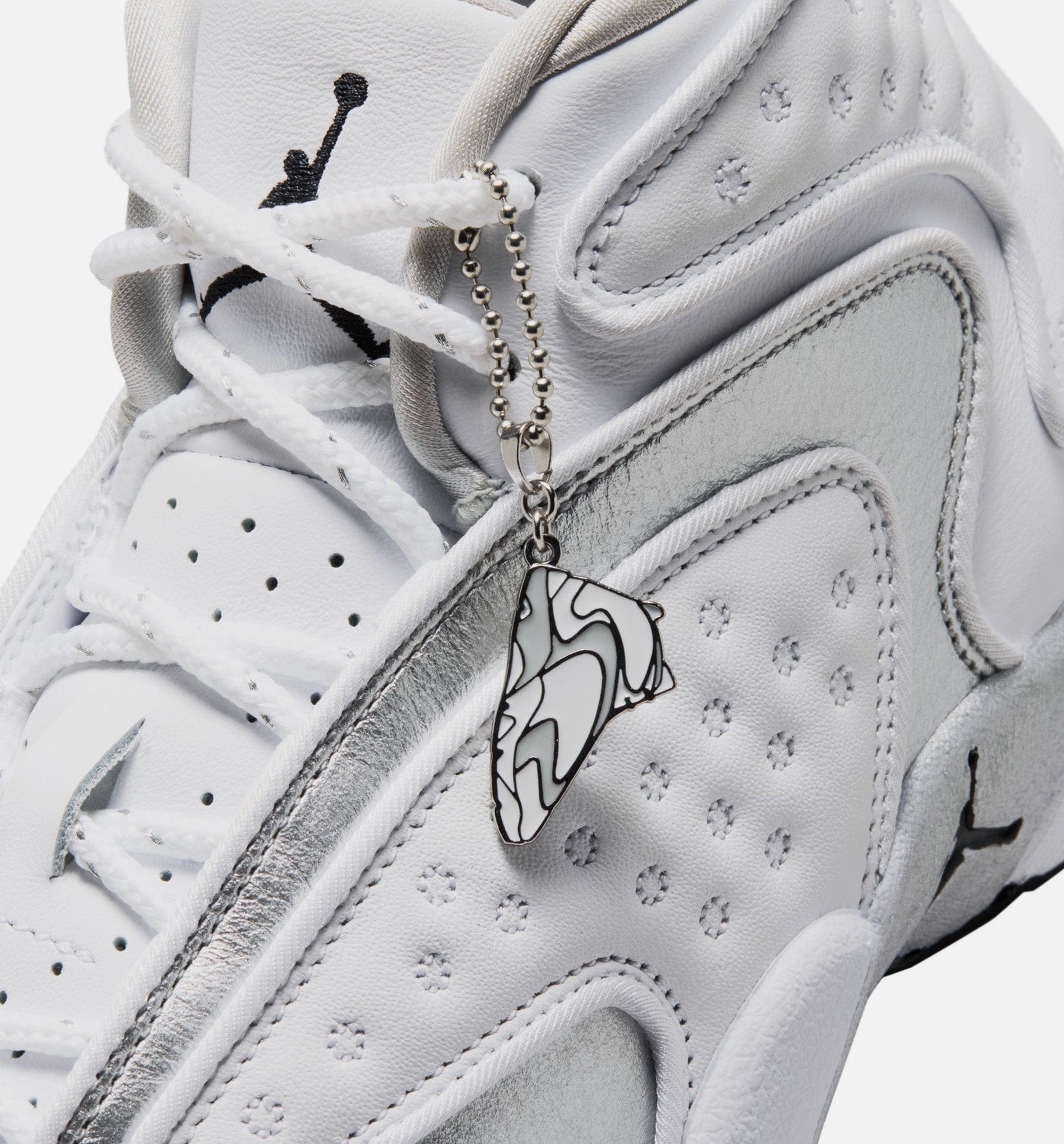 Air Jordan OG Womens Lifestyle Shoe - White/Black/Metallic Silver