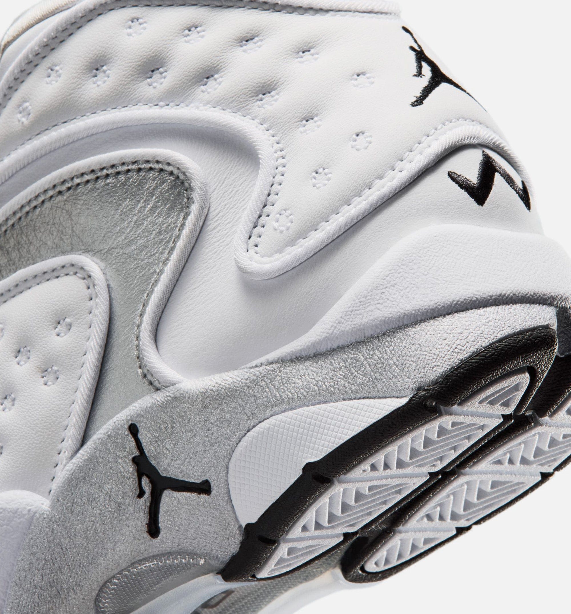 Air Jordan OG Womens Lifestyle Shoe - White/Black/Metallic Silver