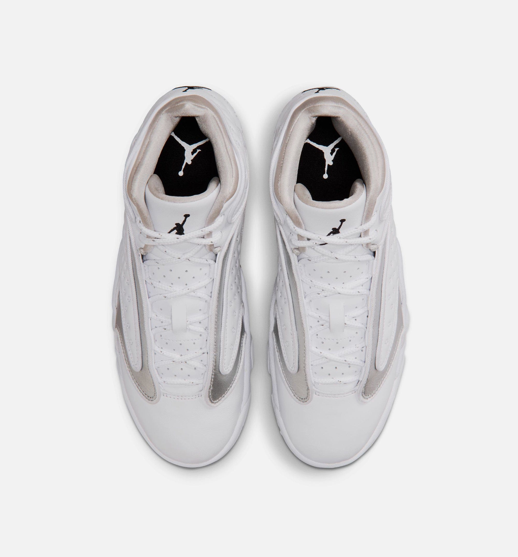 Air Jordan OG Womens Lifestyle Shoe - White/Black/Metallic Silver