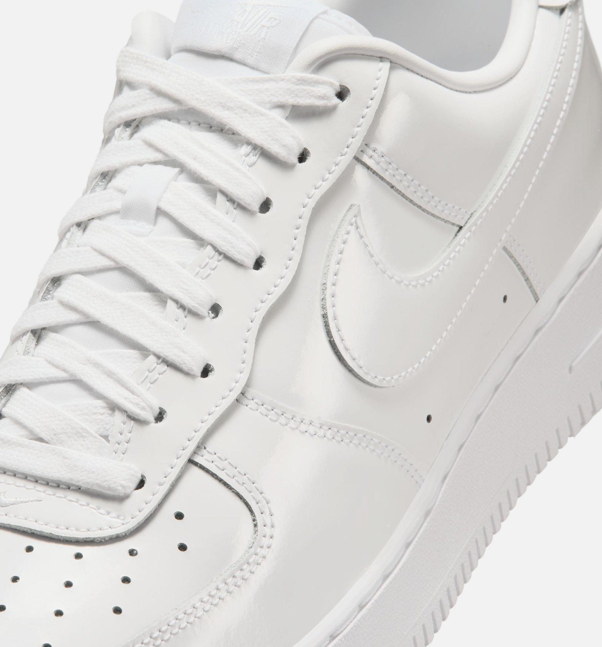Nike Air Force 1 '07 Patent Leather Mens Lifestyle Shoe - White
