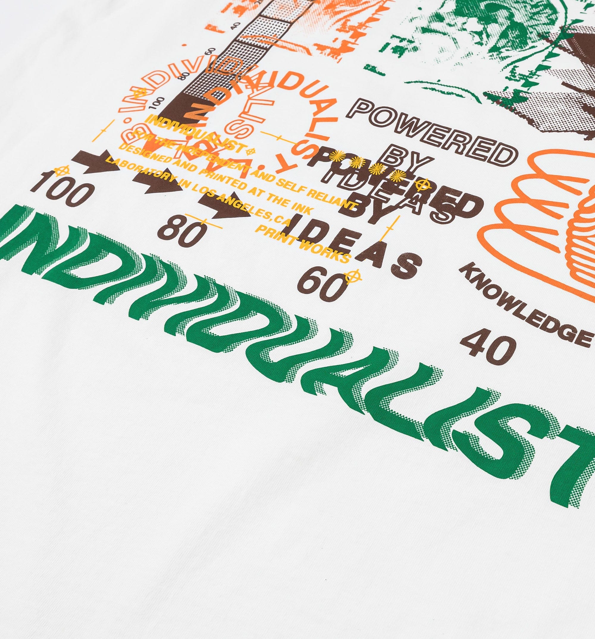 INDIVIDUALIST Flash Sheet Mens Short Sleeve Shirt - Whte