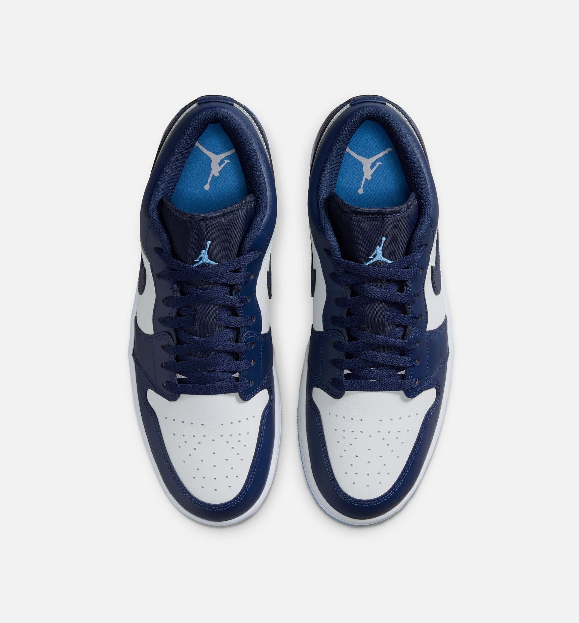 Air Jordan 1 Low Mens Lifestyle Shoe - Midnight Navy/University Blue/White