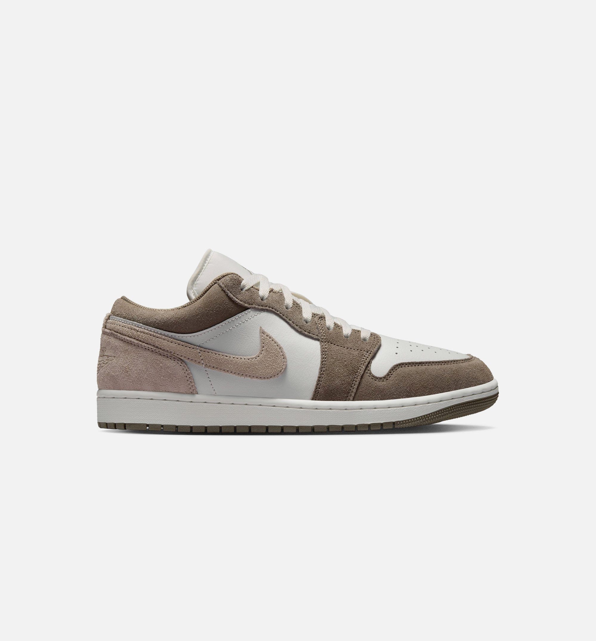 Air Jordan 1 Low Mens Lifestyle Shoe - Olive Grey/Enigma Stone/Summit White