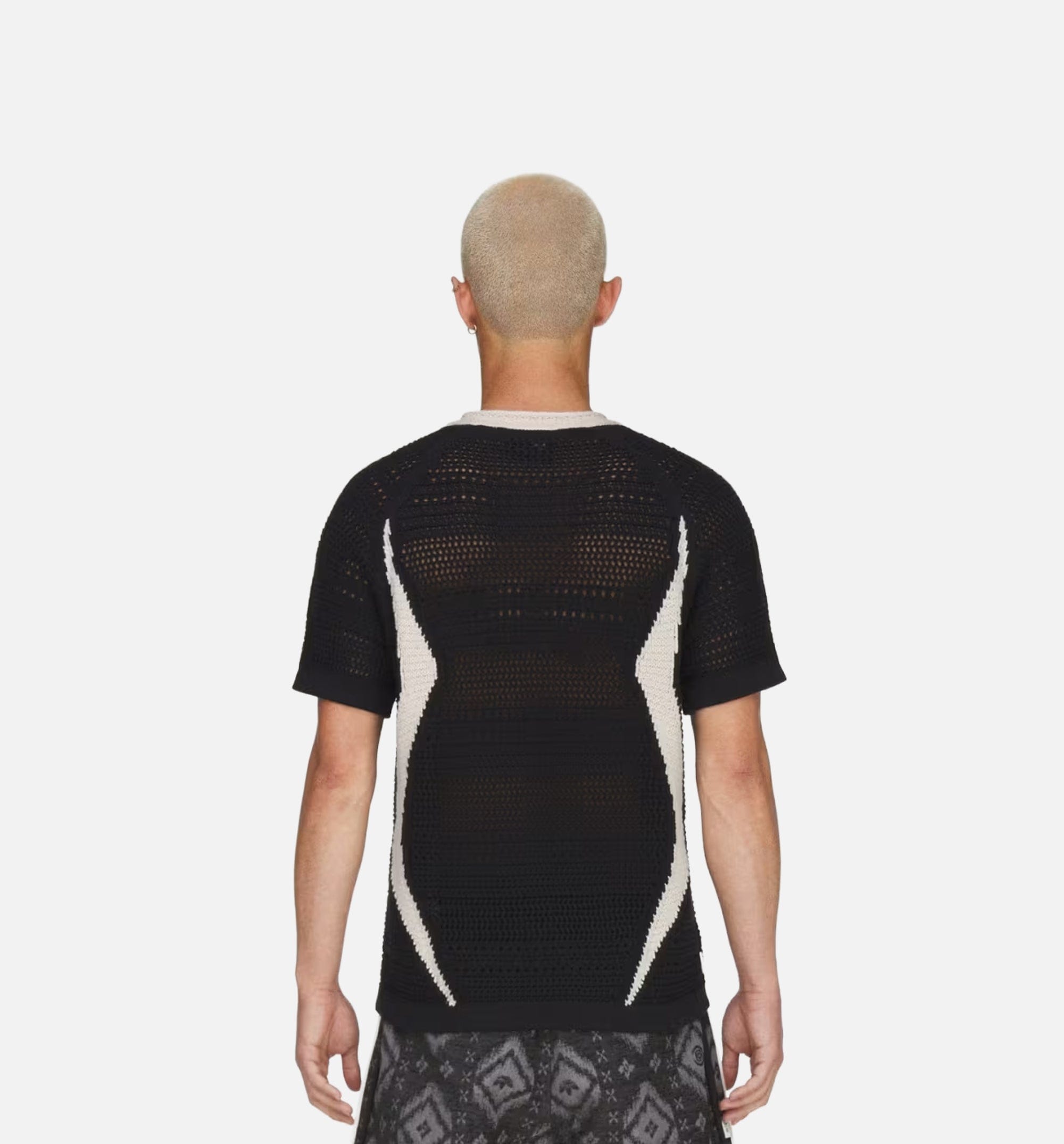 adidas CLOT Knit By Edison Chen Mens Jersey - Black/Wonder White