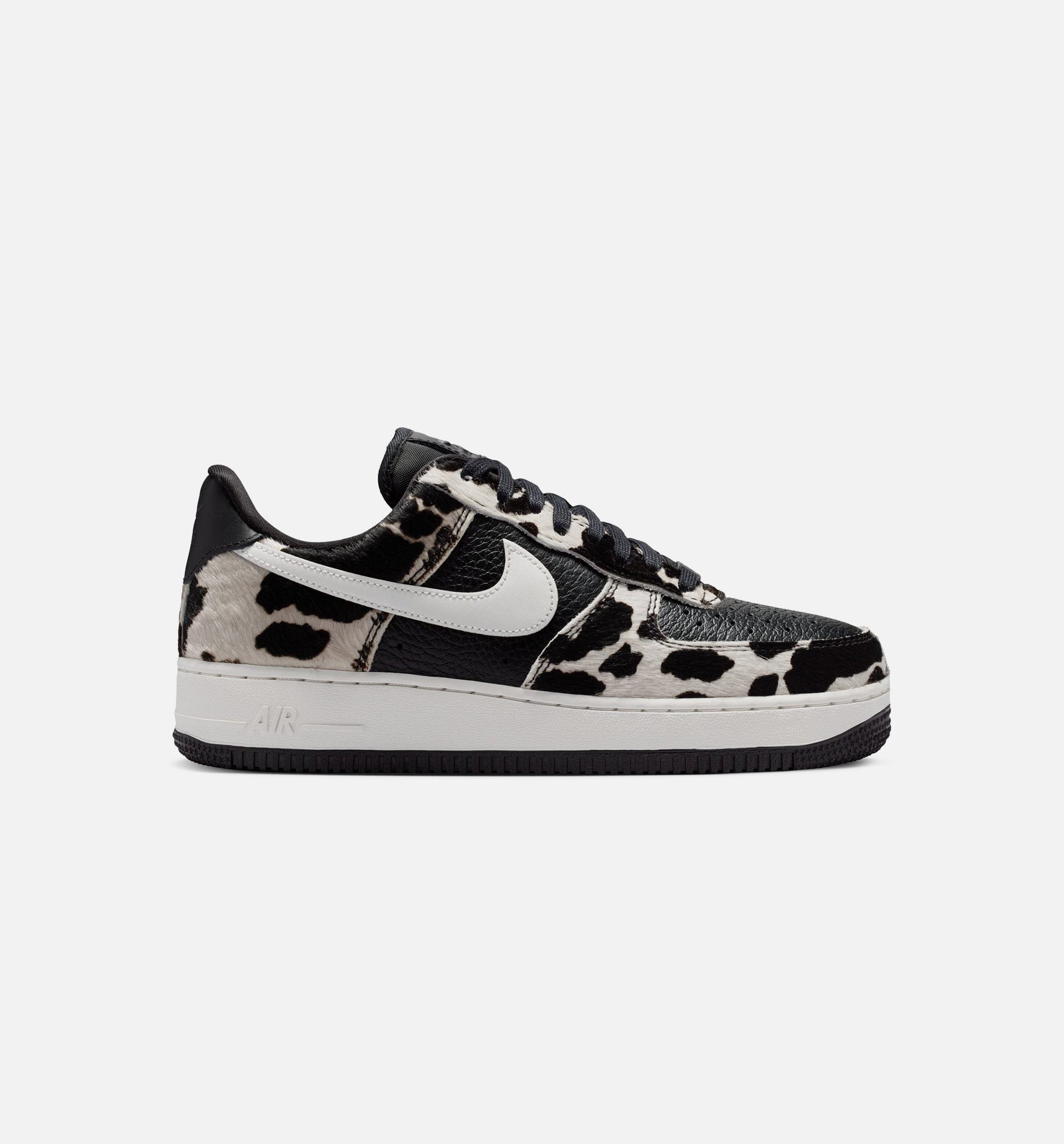 Nike Air Force 1 Low Cow Print Womens Lifestyle Shoe - Black/Phantom/Black