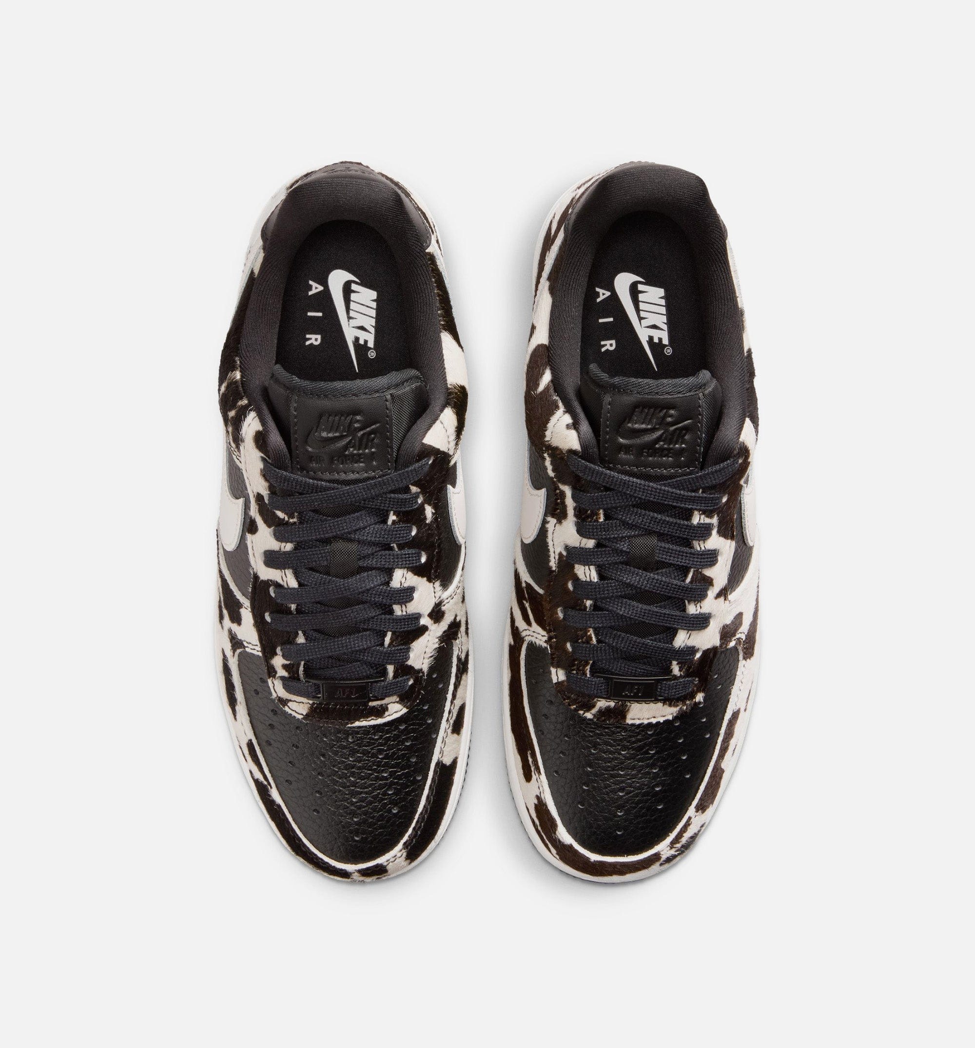 Nike Air Force 1 Low Cow Print Womens Lifestyle Shoe - Black/Phantom/Black